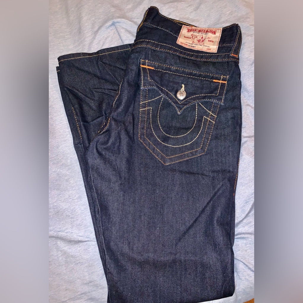 Men True Religion Jean Size 34x34 Skinny